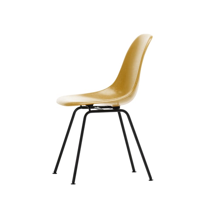 Eames fiberglass chairs DSX stol - Ochre light-Black - Vitra