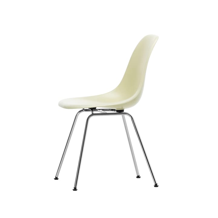 Eames fiberglass chairs DSX stol - Parchment-Chrome - Vitra