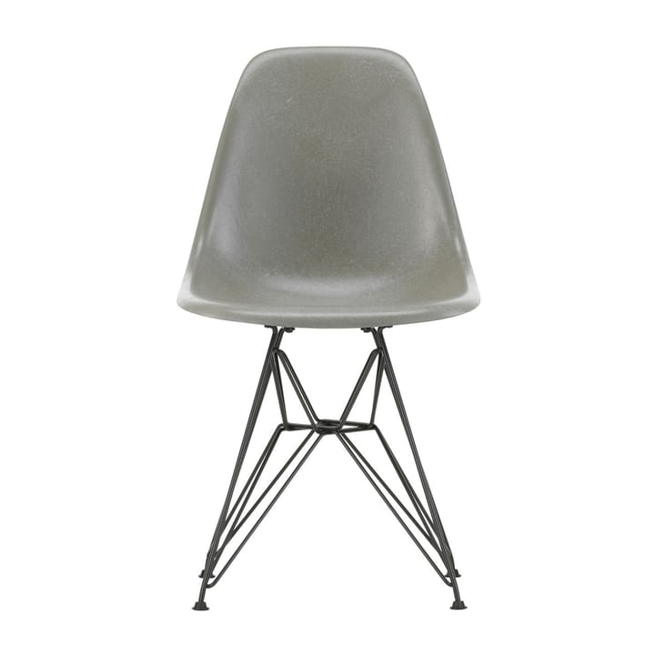 Eames Fiberglass Side Chair DSR stol - Raw umber-Dark basic - Vitra