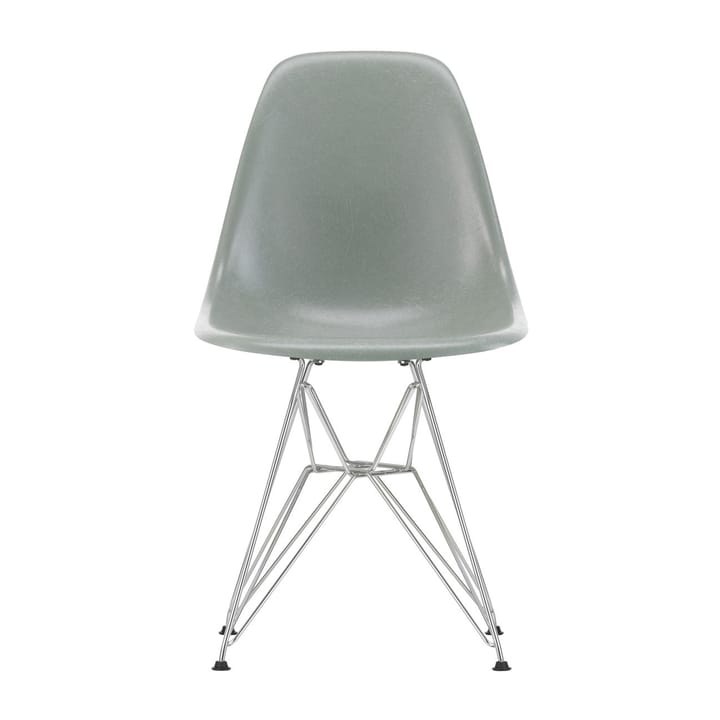 Eames Fiberglass Side Chair DSR stol - Sea foam green-Chrome - Vitra