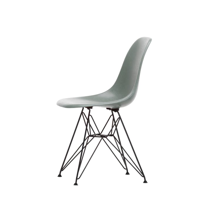 Eames Fiberglass Side Chair DSR stol - Sea foam green-Dark basic - Vitra