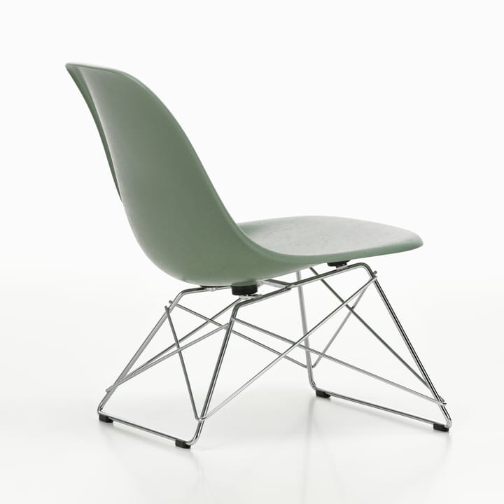 Eames Fiberglass Side Chair LSR loungestol - Sea foam green-chrome - Vitra