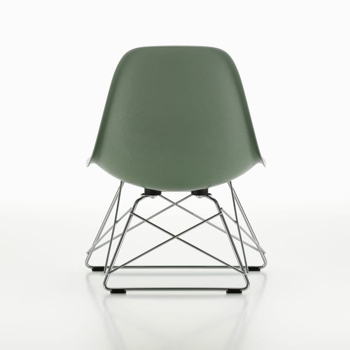 Eames Fiberglass Side Chair LSR loungestol, Sea foam green-chrome Vitra