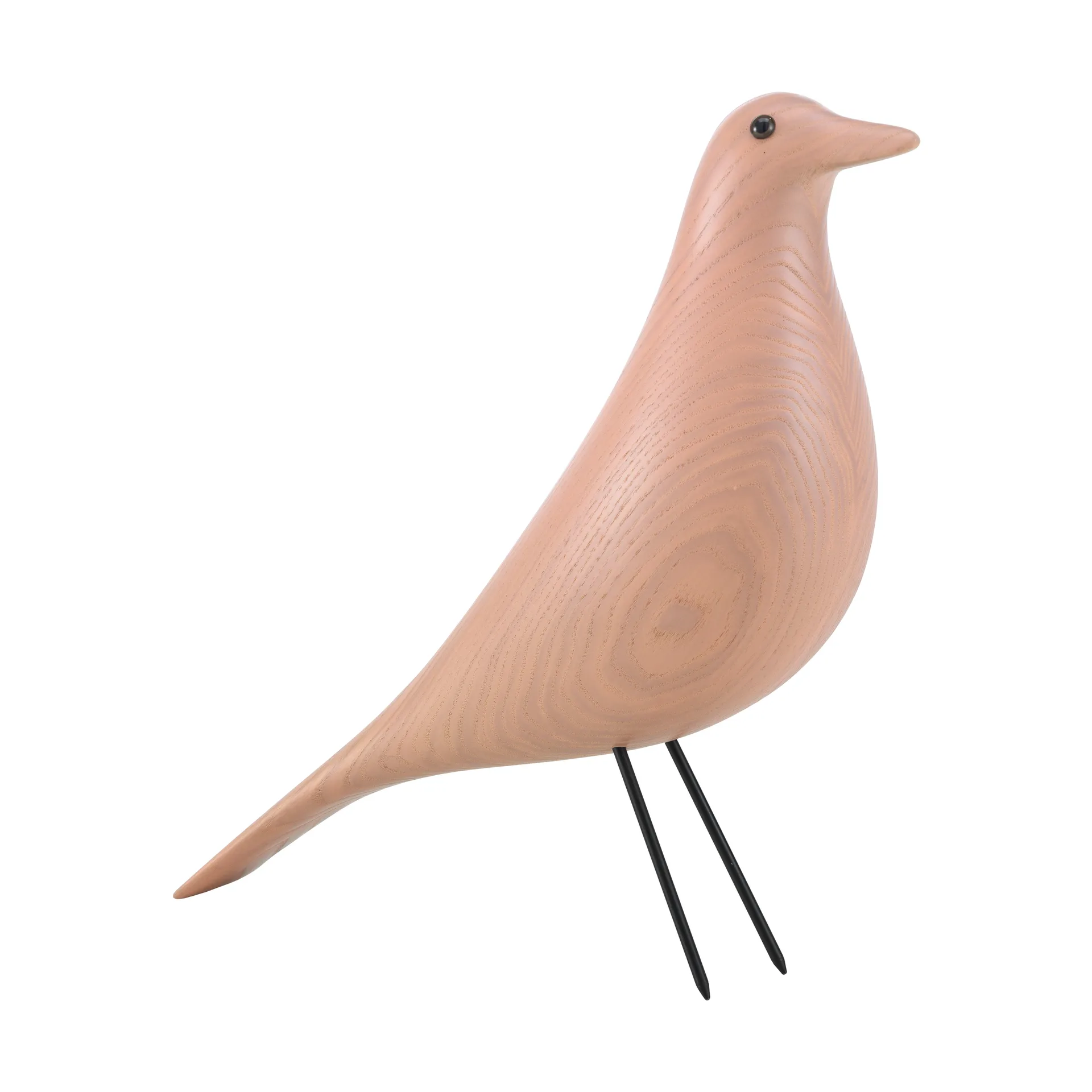 Eames House Bird träfågel, Pale rose stained Vitra