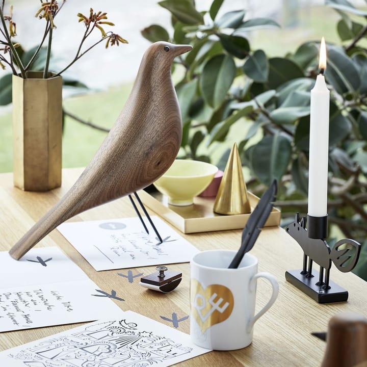 Eames House Bird träfågel, Valnöt Vitra