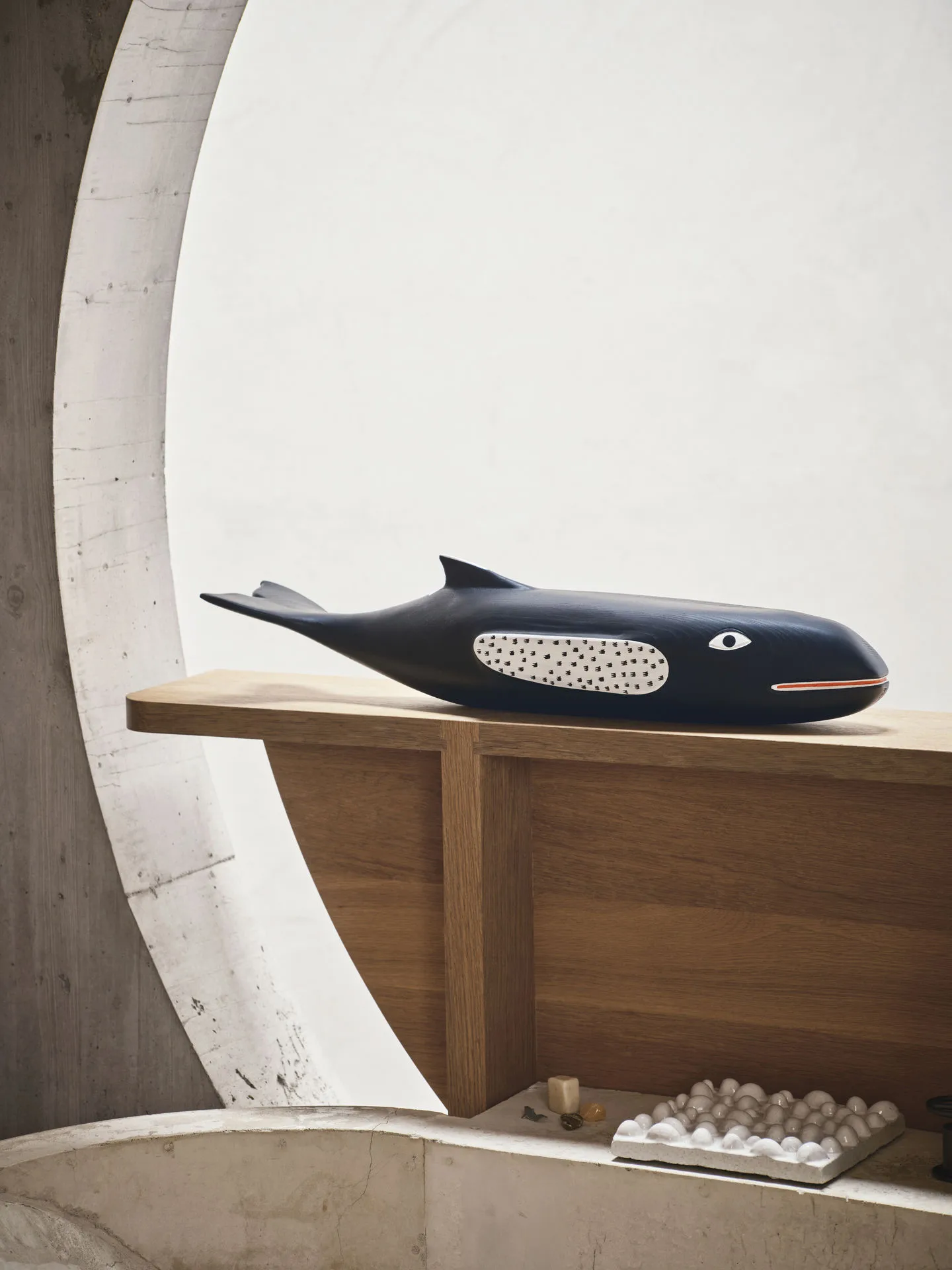 Eames House Whale träval, Laquered ash Vitra