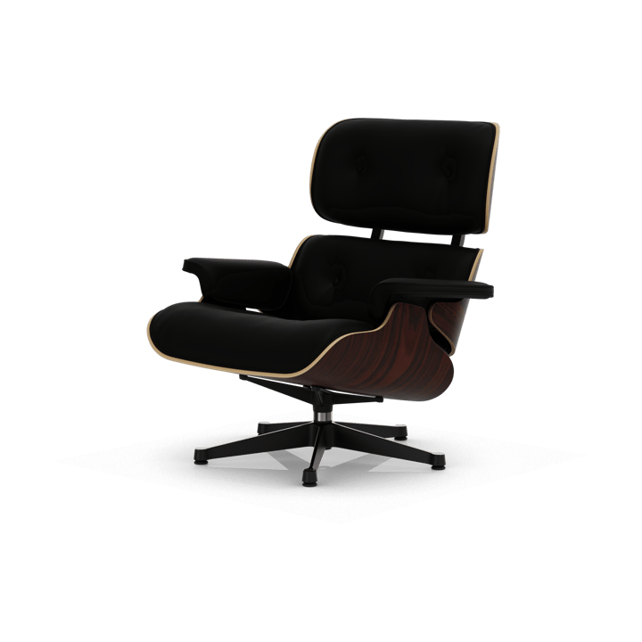 Eames Lounge Chair Classic Dimensions - 66 Nero-05 santos palisander-pol. steel-black - Vitra