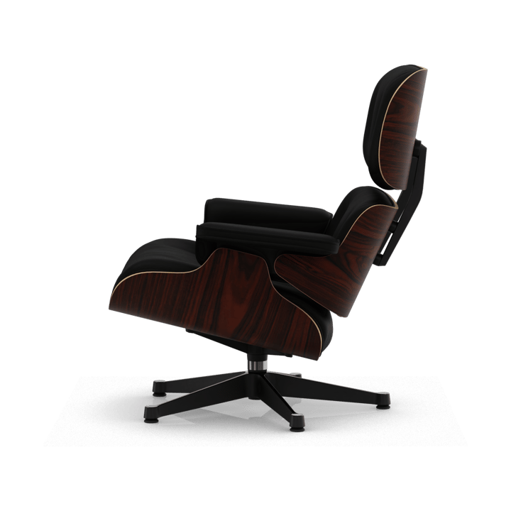Eames Lounge Chair Classic Dimensions, 66 Nero-05 santos palisander-pol. steel-black Vitra