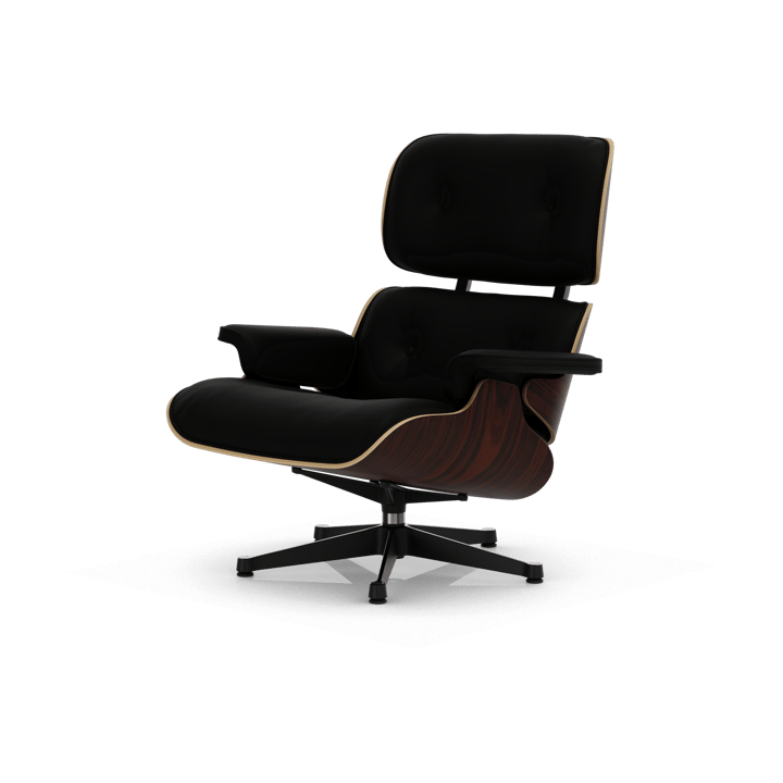 Eames Lounge Chair New Dimensions - 66 Nero-05 santos palisander-pol. steel-black - Vitra
