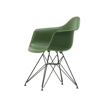 Eames plastic armchair DAR stol - Forest-Black-Plastic outdoor - Vitra