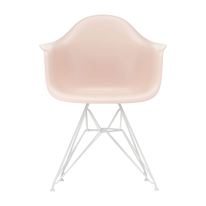 Eames plastic armchair DAR stol - Pale rose-White - Vitra