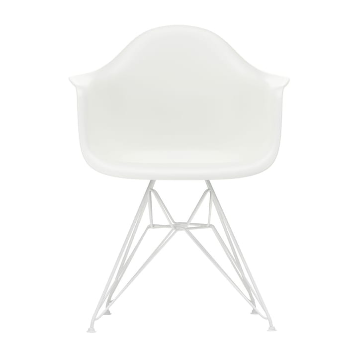 Eames plastic armchair DAR stol, White-White Vitra