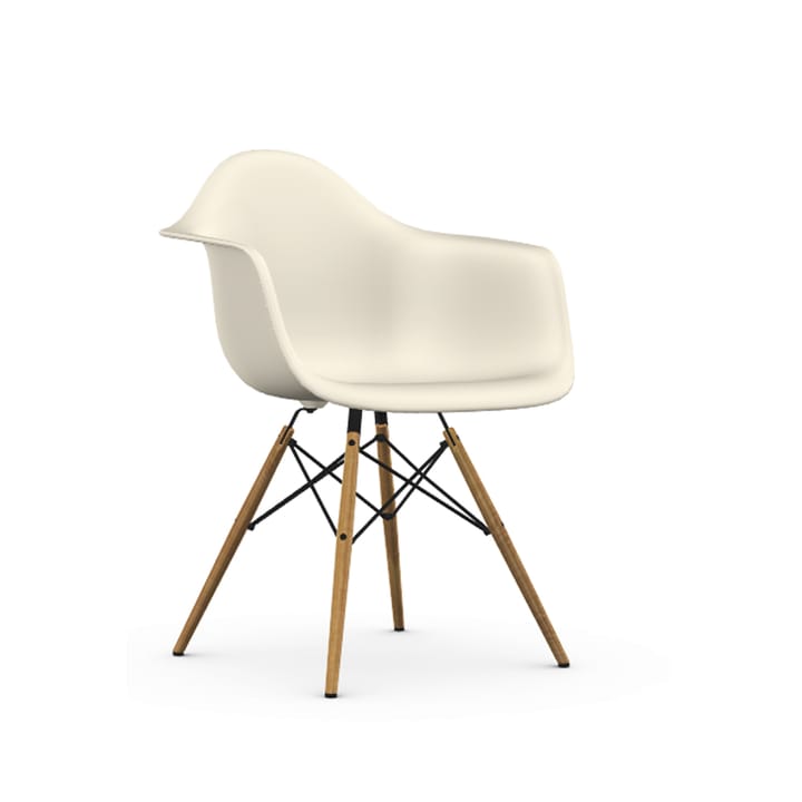 Eames Plastic Armchair DAW stol, askben - pebble - Vitra