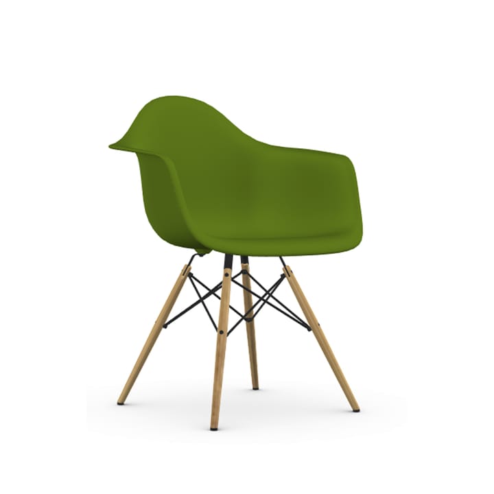 Eames plastic armchair DAW stol lönnben - Forest - Vitra