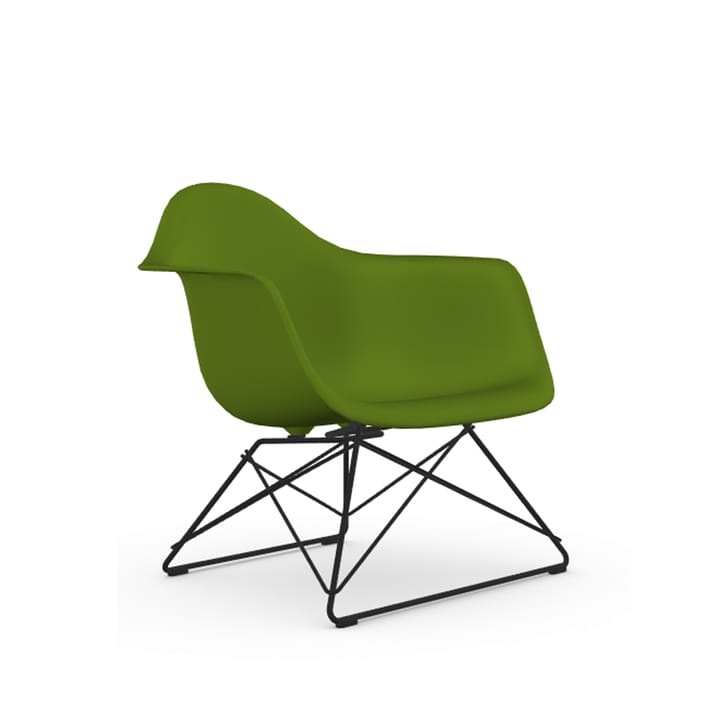 Eames plastic armchair LAR fåtölj - Forest-Black - Vitra