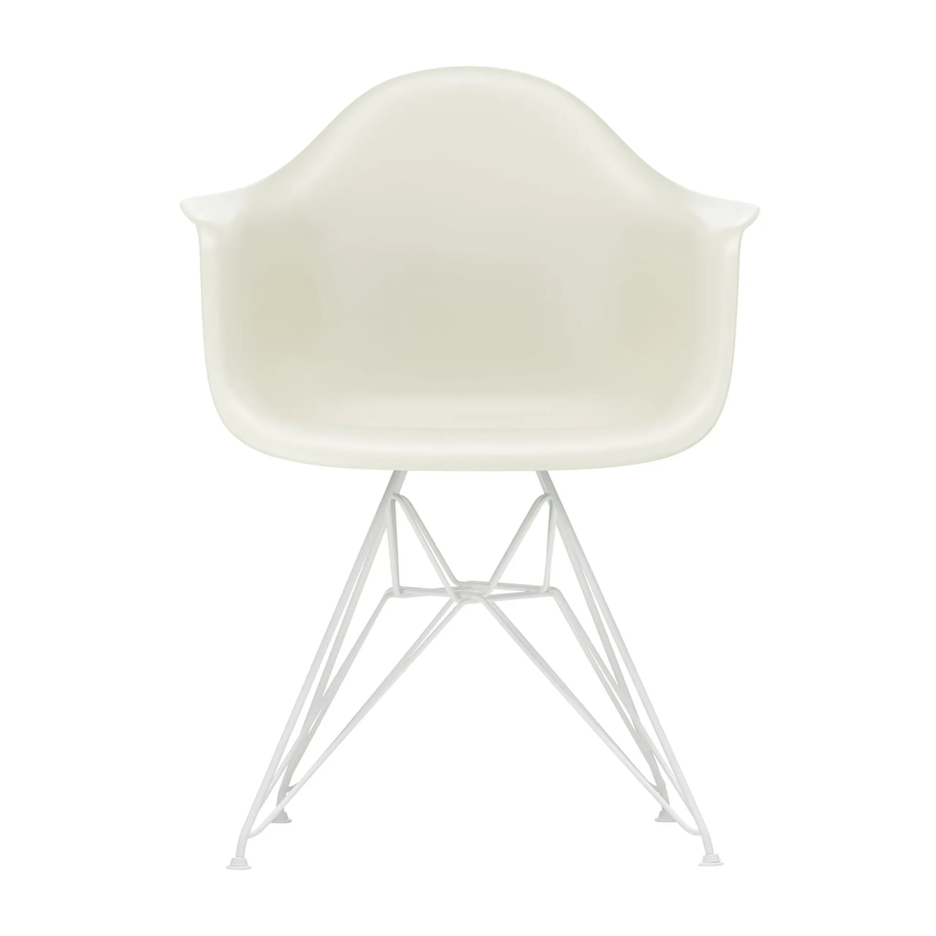 Eames Plastic Armchair RE DAR stol, 11 pebble-white Vitra
