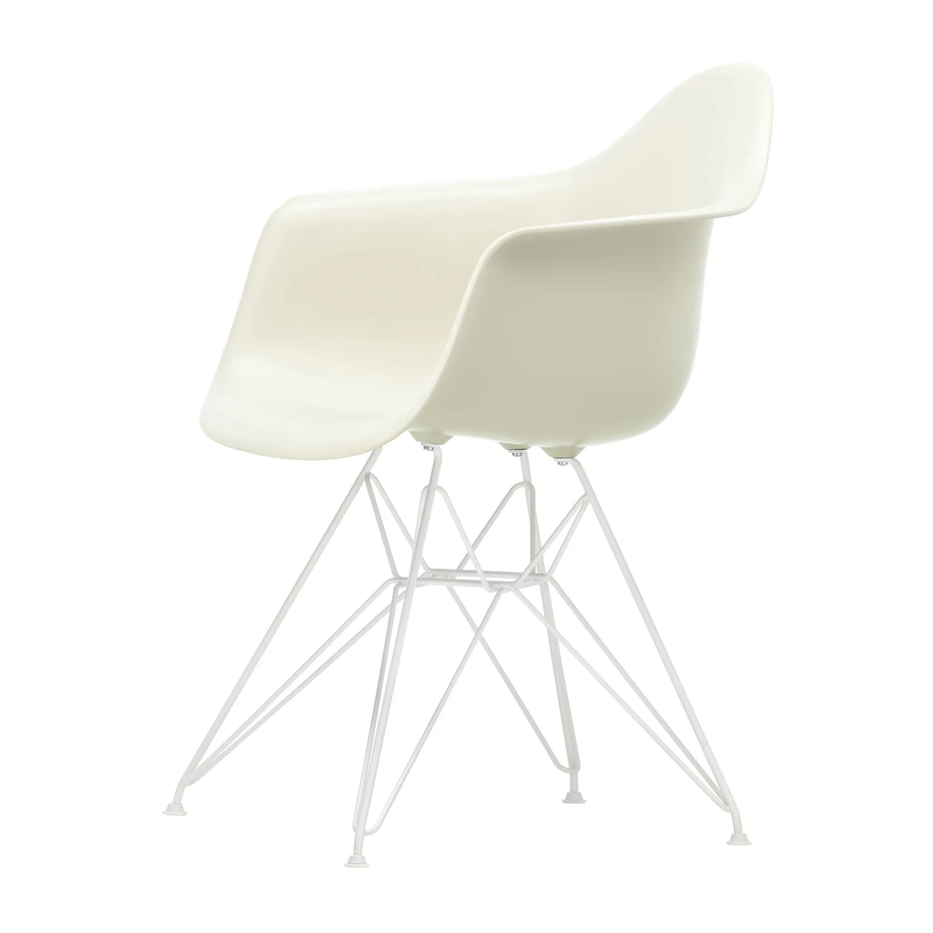 Eames Plastic Armchair RE DAR stol, 11 pebble-white Vitra