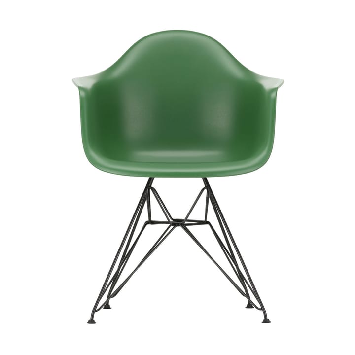 Eames Plastic Armchair RE DAR stol - 17 emerald -black - Vitra