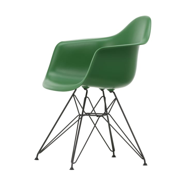 Eames Plastic Armchair RE DAR stol, 17 emerald -black Vitra