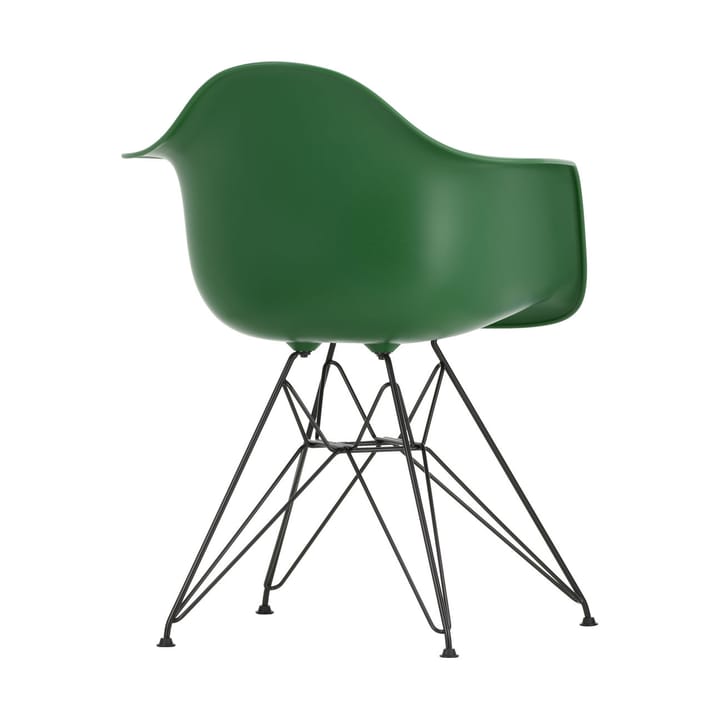 Eames Plastic Armchair RE DAR stol - 17 emerald -black - Vitra