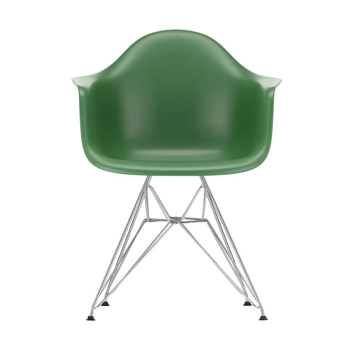 Eames Plastic Armchair RE DAR stol - 17 emerald -chrome - Vitra