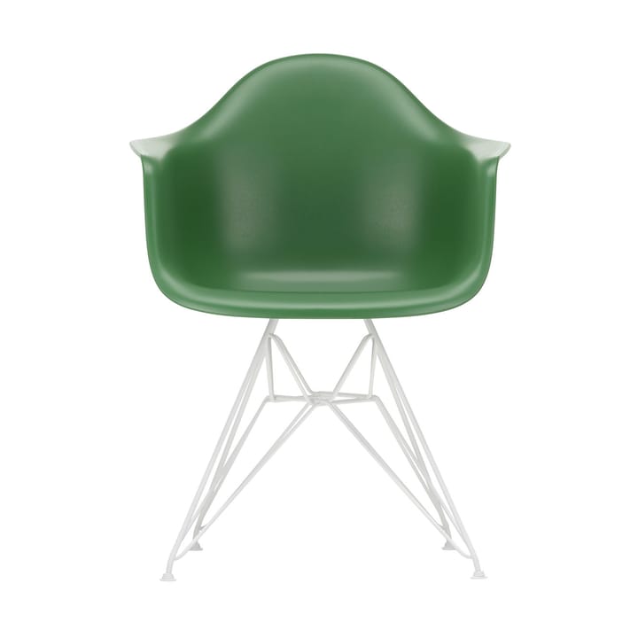 Eames Plastic Armchair RE DAR stol - 17 emerald -white - Vitra