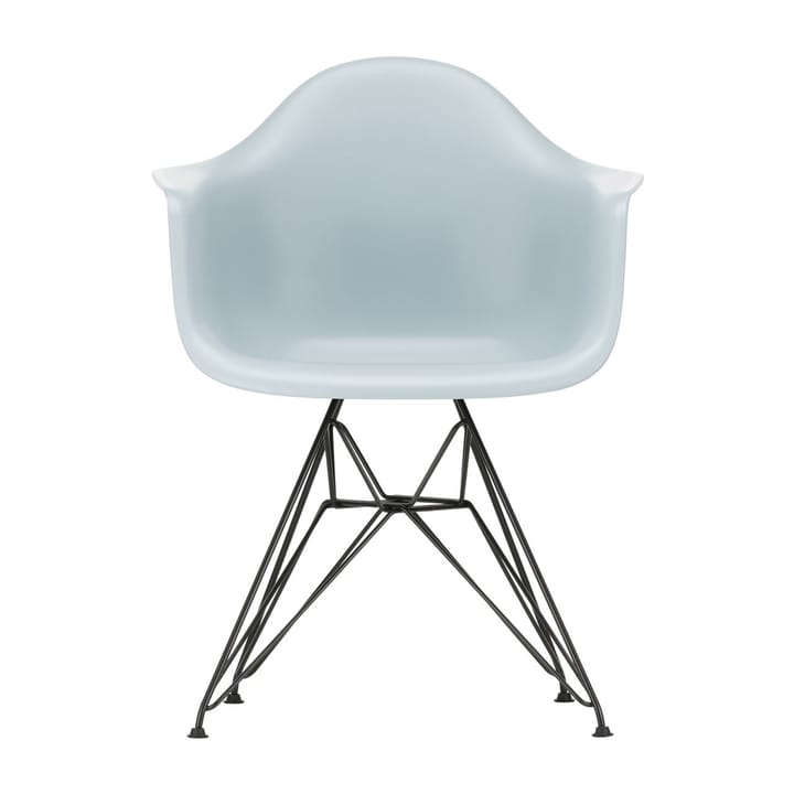 Eames Plastic Armchair RE DAR stol - 23 ice grey-black - Vitra