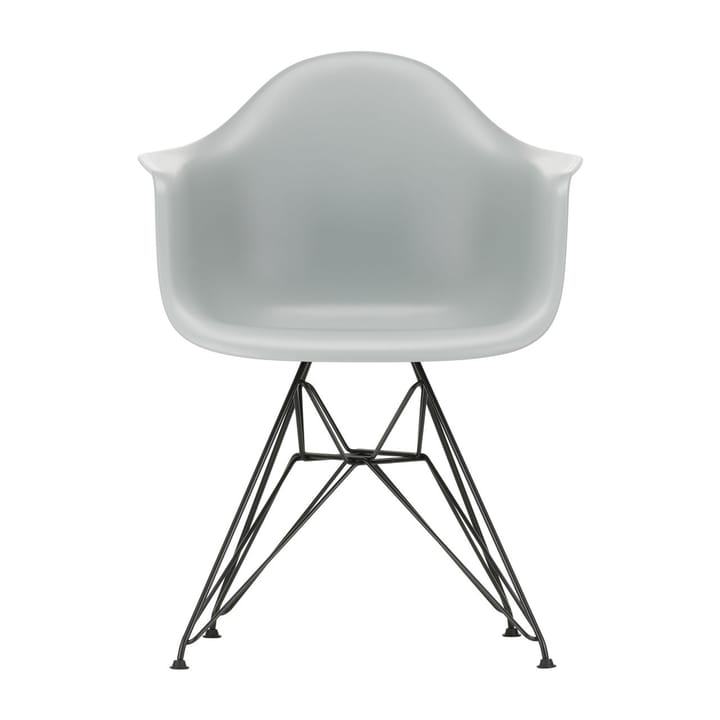 Eames Plastic Armchair RE DAR stol - 24 light grey-black - Vitra