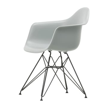 Eames Plastic Armchair RE DAR stol - 24 light grey-black - Vitra