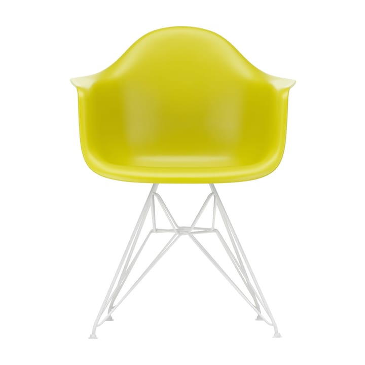 Eames Plastic Armchair RE DAR stol - 34 mustard-white - Vitra