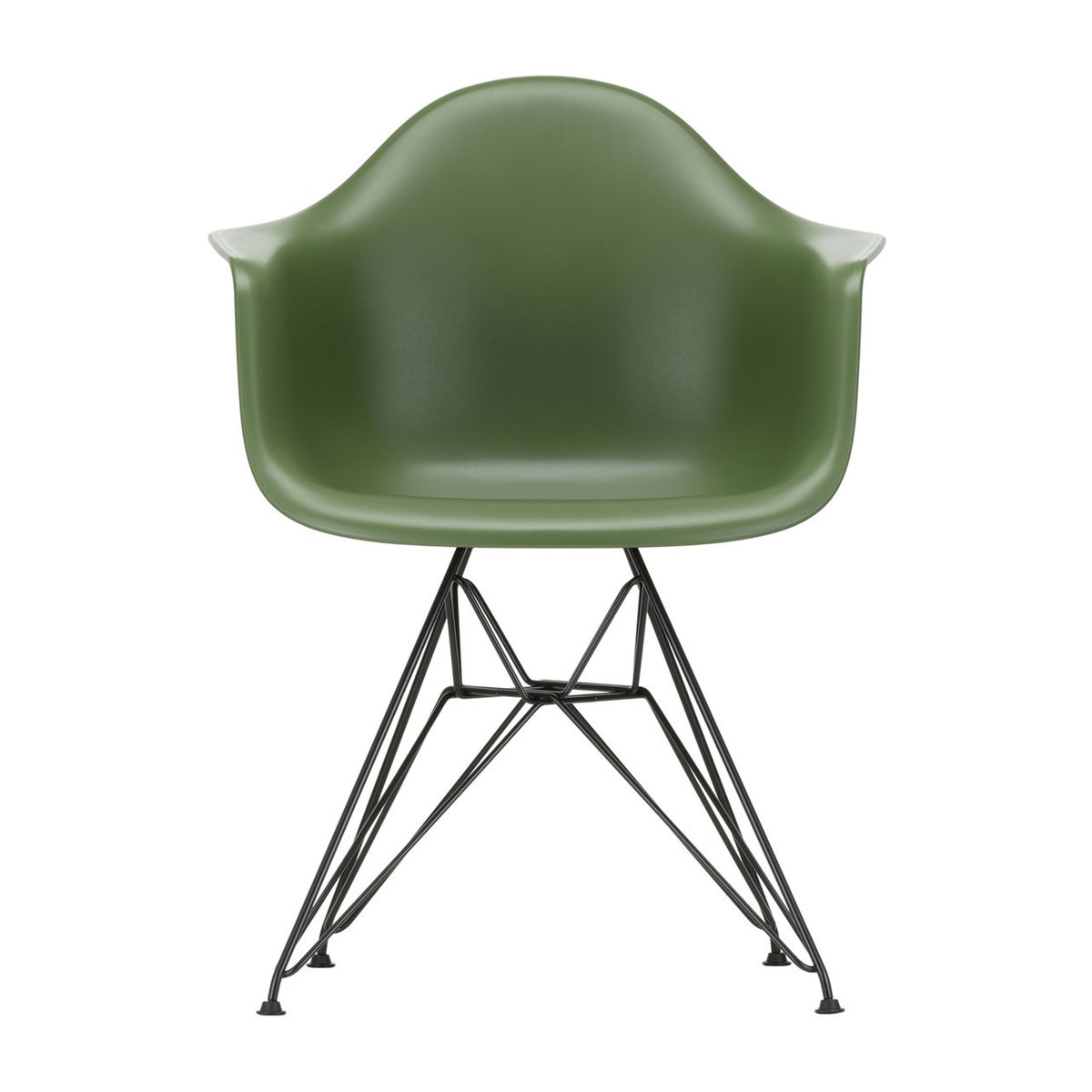 Vitra Eames Plastic Armchair RE DAR stol 48 forest-black