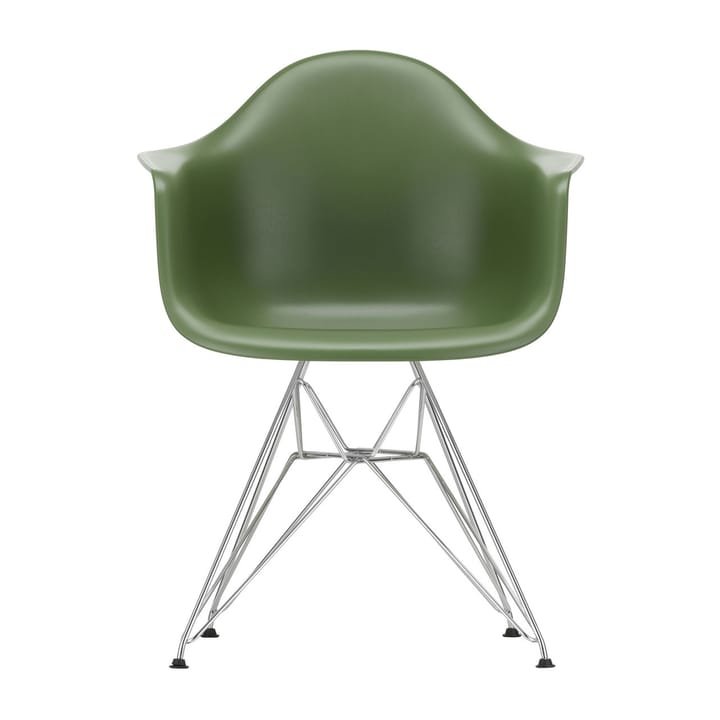 Eames Plastic Armchair RE DAR stol - 48 forest-chrome - Vitra