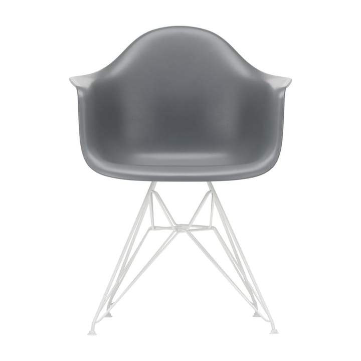 Eames Plastic Armchair RE DAR stol - 56 granite grey-white - Vitra