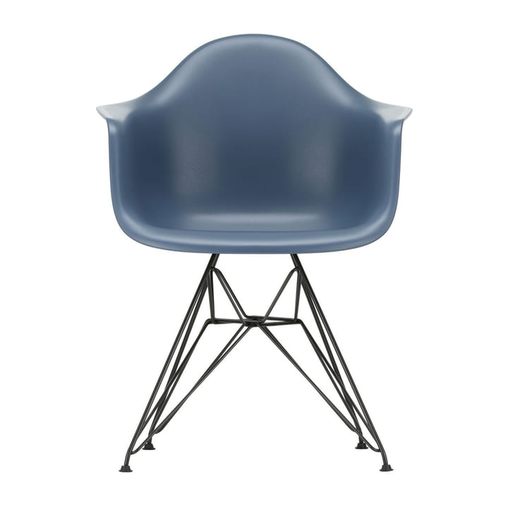 Eames Plastic Armchair RE DAR stol - 83 sea blue-black - Vitra