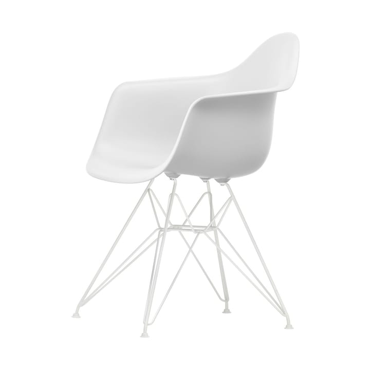 Eames Plastic Armchair RE DAR stol, 85 cotton white-white Vitra