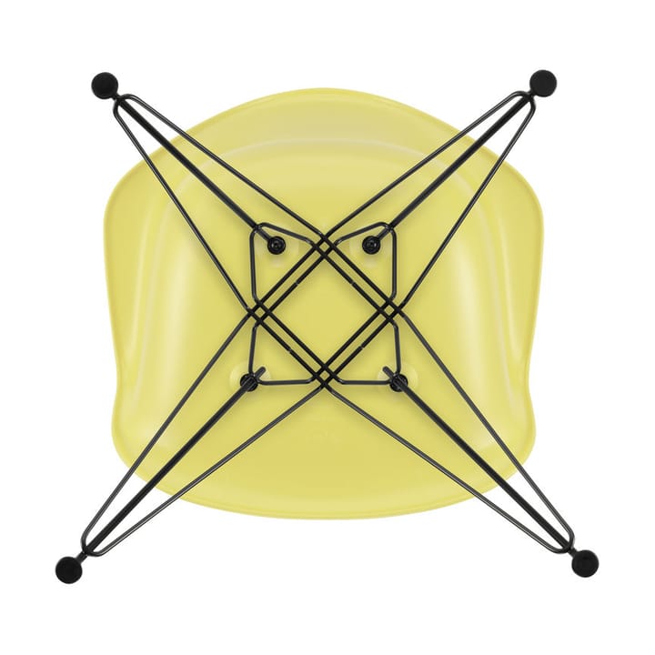 Eames Plastic Armchair RE DAR stol, 92 citron-black Vitra