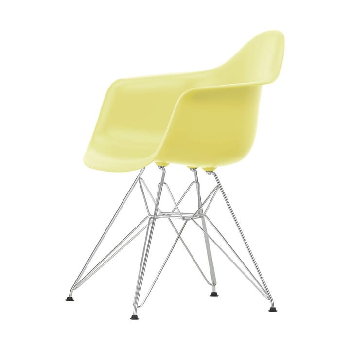 Eames Plastic Armchair RE DAR stol, 92 citron-chrome Vitra