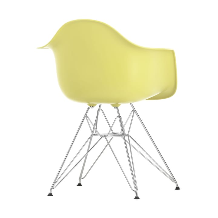 Eames Plastic Armchair RE DAR stol, 92 citron-chrome Vitra