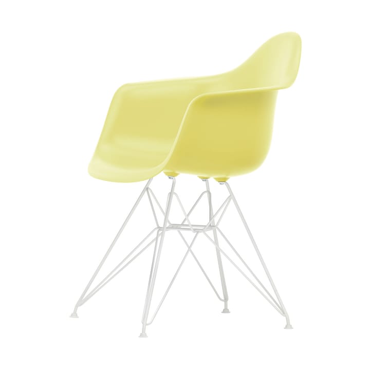 Eames Plastic Armchair RE DAR stol, 92 citron-white Vitra