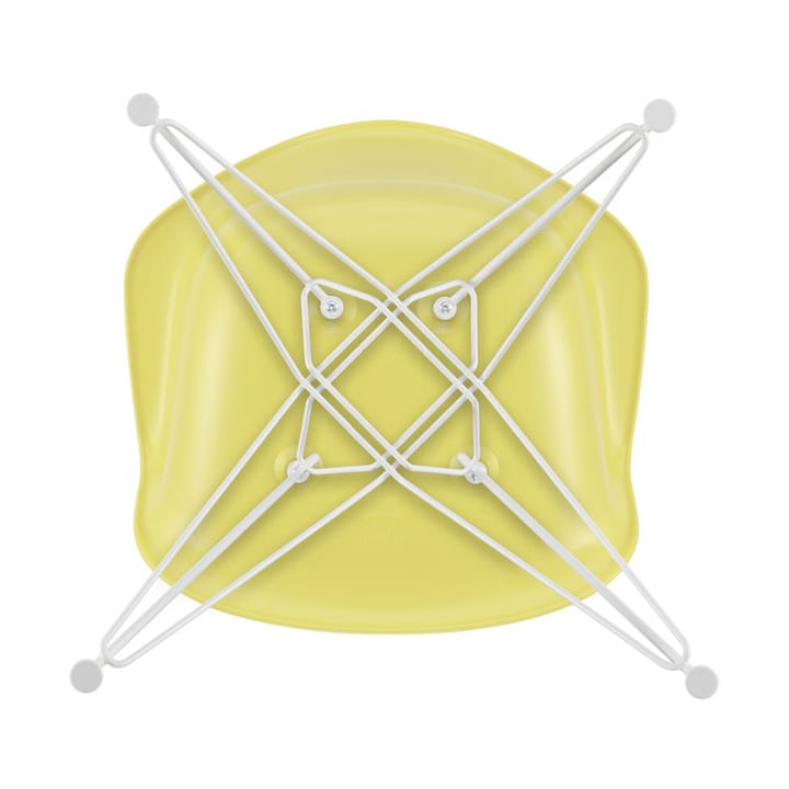 Eames Plastic Armchair RE DAR stol, 92 citron-white Vitra