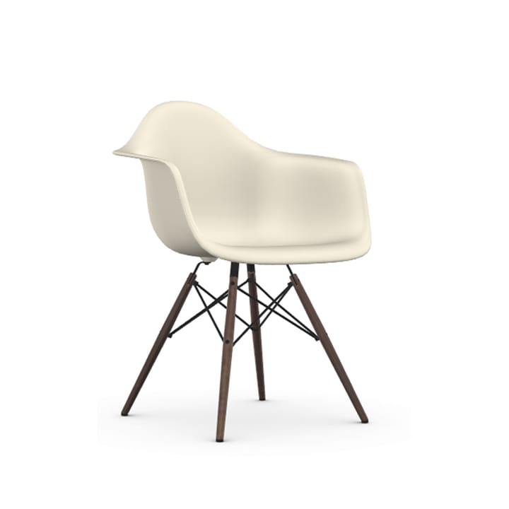 Eames Plastic Armchair RE DAW stol - 11 pebble-dark maple - Vitra