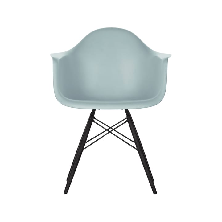 Eames Plastic Armchair RE DAW stol - 23 ice grey-black maple - Vitra