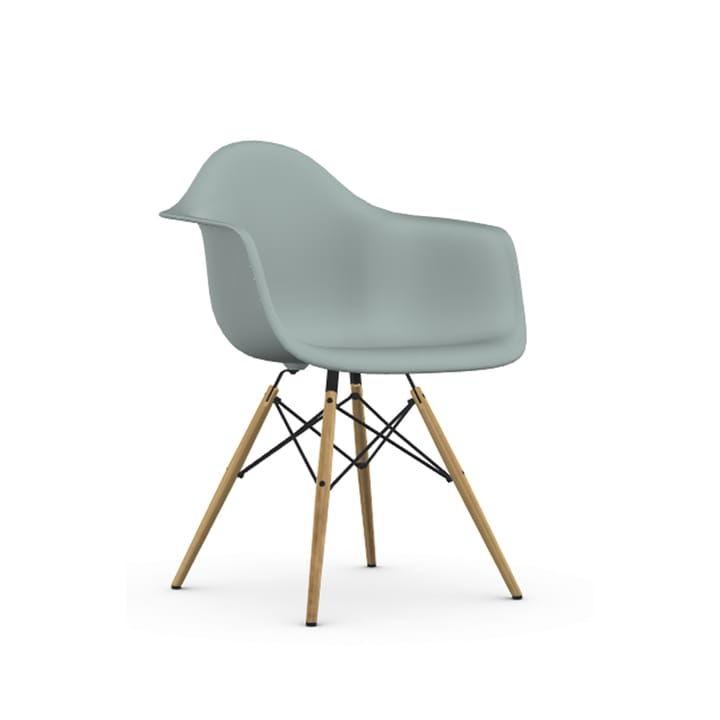 Eames Plastic Armchair RE DAW stol - 24 light grey-golden maple - Vitra