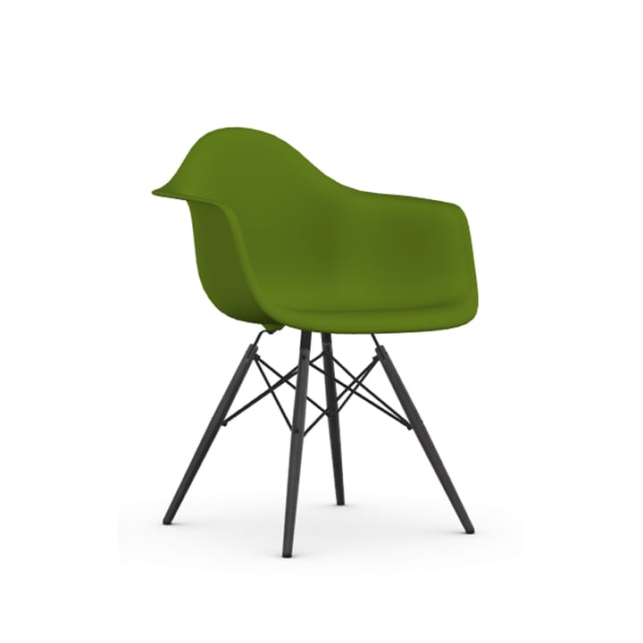 Eames Plastic Armchair RE DAW stol - 48 forest-black maple - Vitra