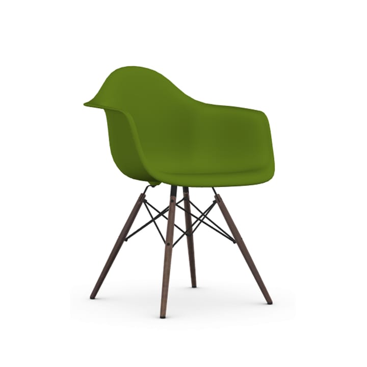 Eames Plastic Armchair RE DAW stol - 48 forest-dark maple - Vitra