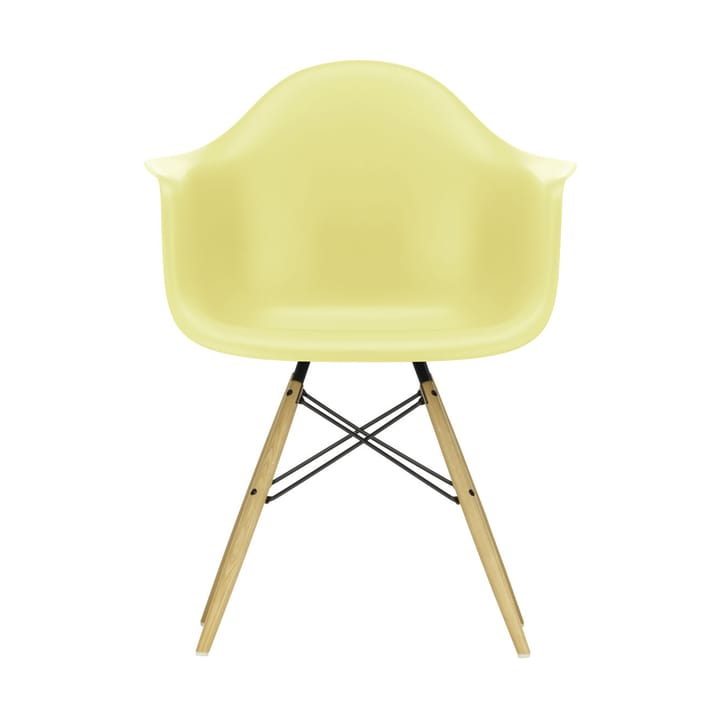 Eames Plastic Armchair RE DAW stol - 92 citron-ash - Vitra