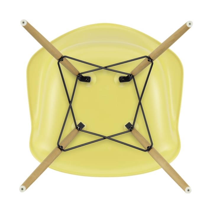 Eames Plastic Armchair RE DAW stol, 92 citron-ash Vitra