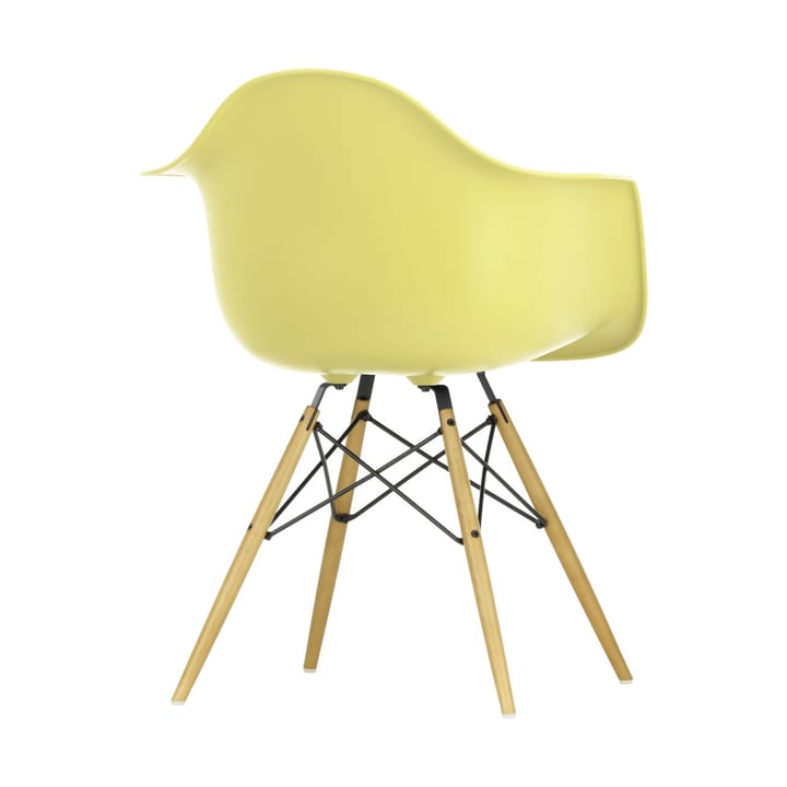 Eames Plastic Armchair RE DAW stol - 92 citron-golden maple - Vitra