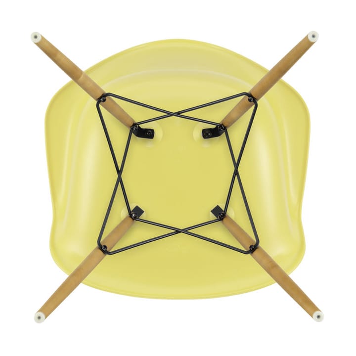 Eames Plastic Armchair RE DAW stol, 92 citron-golden maple Vitra