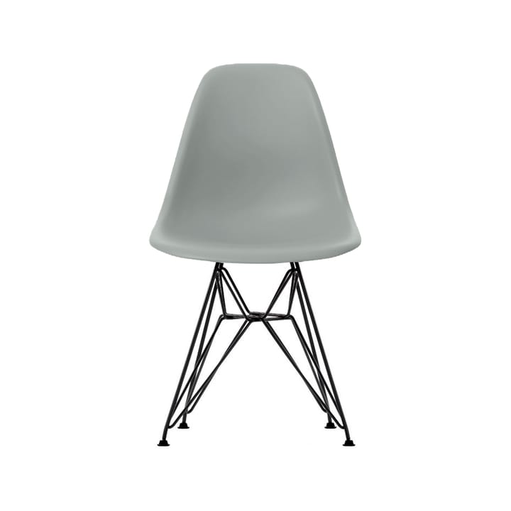 Eames Plastic Side Chair DSR stol - Light grey-Dark basic - Vitra